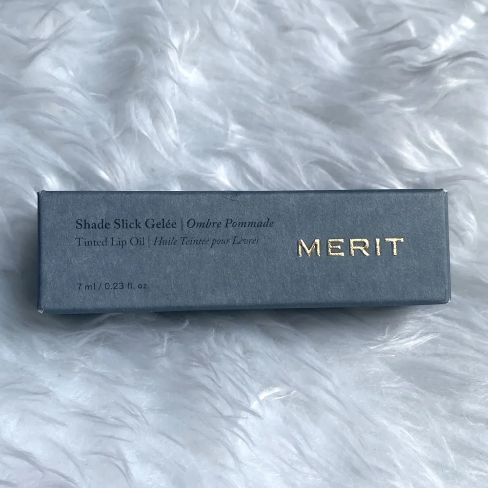 Merit Shade Slick Tinted Lip Oil -‎ Les Deux / Sheer Pink